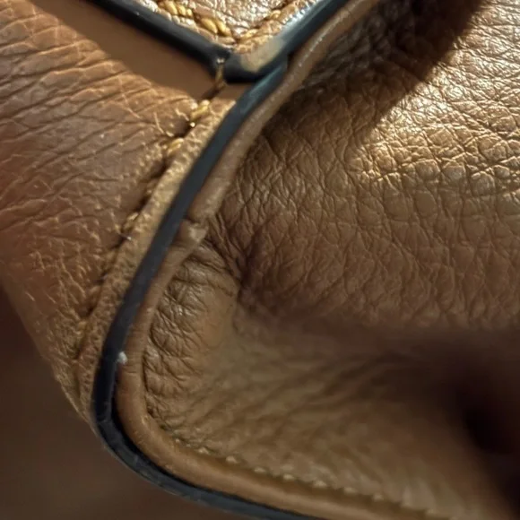 Michael Kors Brown and Gold Satchel Timeless Design. - Picture 12 of 12